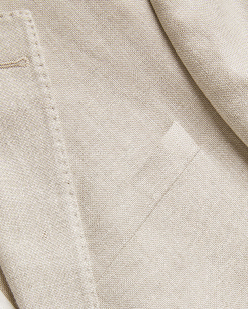 DAMASKJ-Suits-Slim Cotton Linen Blazer- Ted Baker Romania